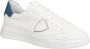 Philippe Model Eenvoudige Temple Sneakers met Vetersluiting White Heren - Thumbnail 18