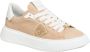 Philippe Model Temple Sneakers Trendy en Comfortabel Beige Dames - Thumbnail 11