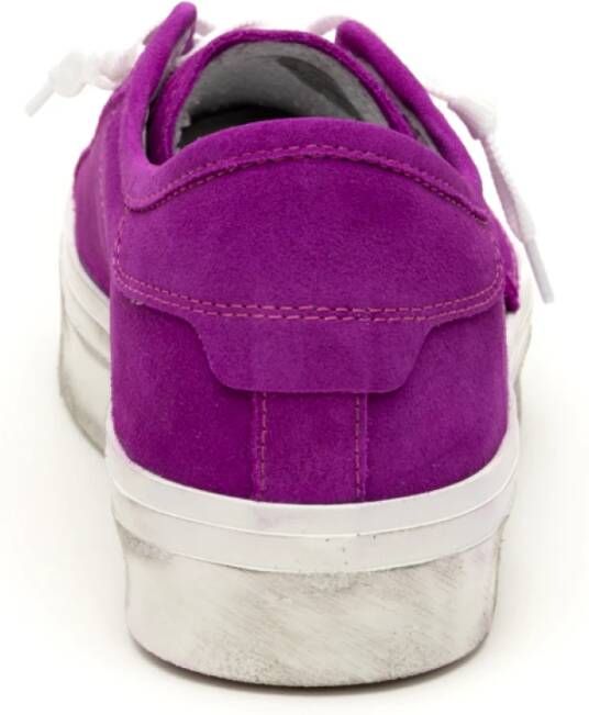 Philippe Model Fuchsia Haute Sneakers Purple Dames