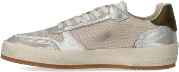 Philippe Model Geborduurde Mesh Lage Top Sneaker Multicolor Heren