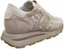 Philippe Model Geborduurde Zand Wit Goud Sneakers - Thumbnail 2