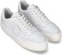 Philippe Model Witte Sneakers met Logo Patch en Contrasterende Hiel White - Thumbnail 6
