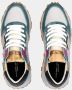 Philippe Model Glamoureuze Tropez Haute Sneakers voor Vrouwen Groen Dames - Thumbnail 9