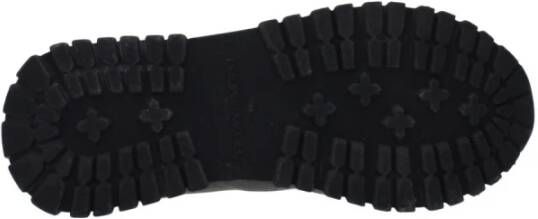 Philippe Model Grijze Leren Sneakers met Logo