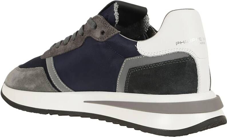 Philippe Model Grijze Sneakers Aw24 voor Mannen Multicolor Heren