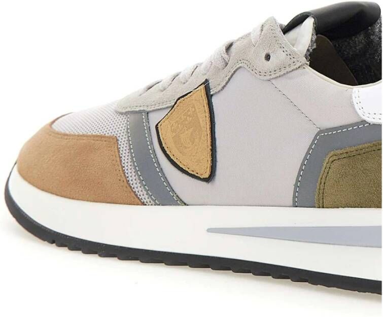 Philippe Model Grijze Sneakers van Paris Gray Heren