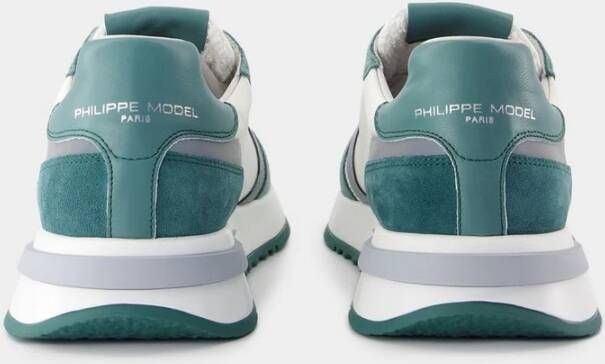 Philippe Model Groene Canvas Lage Sneakers Green Heren