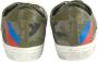 Philippe Model Groene Leren Camo Sneaker Mannen Green Heren - Thumbnail 2