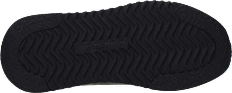 Philippe Model Groene leren sneakers met logo detail