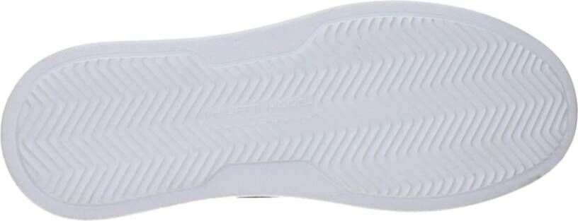 Philippe Model Groene leren sneakers met logodetail