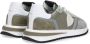 Philippe Model Groene nylon sneakers met suède details Green Heren - Thumbnail 4