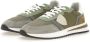 Philippe Model Blauwe Nylon Sneakers met Suède Details Multicolor Heren - Thumbnail 15