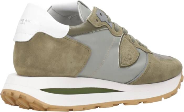 Philippe Model Groene Tropez Haute Low Sneakers Green Heren