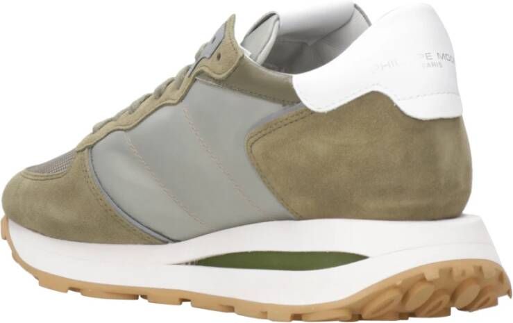 Philippe Model Groene Tropez Haute Low Sneakers Green Heren