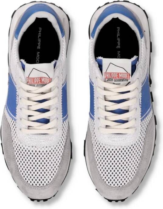 Philippe Model Hardloopschoenen Tour Homme Wit en Bluette