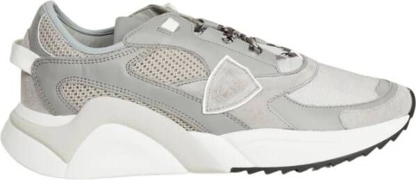 Philippe Model Grey Haze Oversized Sneakers Grijs Heren