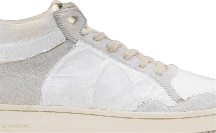 Philippe Model Heren hoge sneakers met haar detail