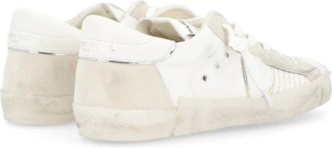 Philippe Model Heren Paris X Gebruikte Witte Sneaker White Heren