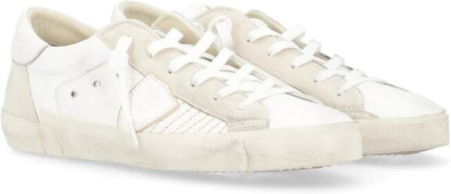 Philippe Model Heren Paris X Gebruikte Witte Sneaker White Heren