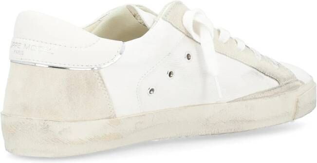 Philippe Model Heren Paris X Gebruikte Witte Sneaker White Heren