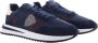 Philippe Model Heren Tropez 2.1 Sneaker Blauw Rood Blue Heren - Thumbnail 9