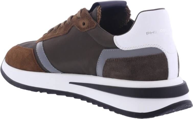 Philippe Model Heren Tropez 2.1 Sneaker Bruin Multicolor Heren
