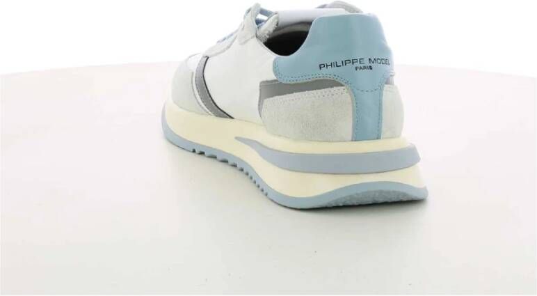 Philippe Model Herenschoenen Blauw Tropez 2.1 M Wit Heren