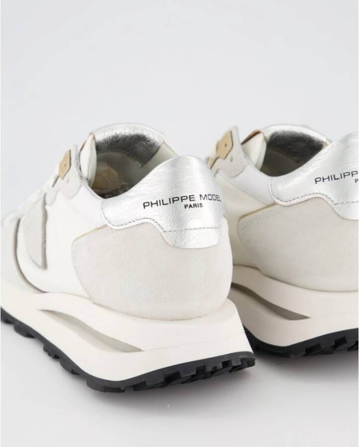 Philippe Model Hoge Sneaker in Wit White Dames