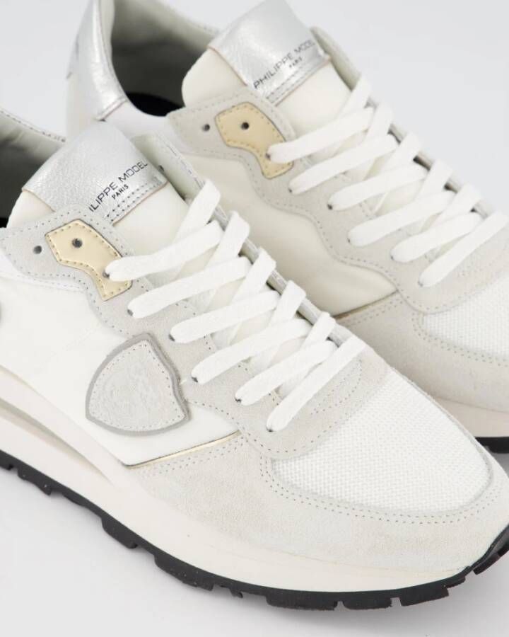Philippe Model Hoge Sneaker in Wit White Dames