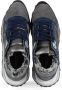 Philippe Model Hoge sneakers van leer en stof Blue Dames - Thumbnail 6