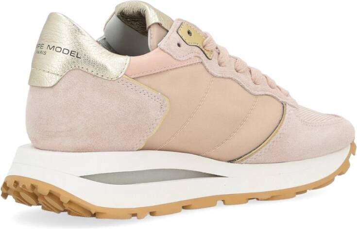 Philippe Model Hoge Top Sneaker in Roze Pink Dames