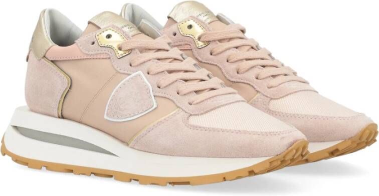 Philippe Model Hoge Top Sneaker in Roze Pink Dames