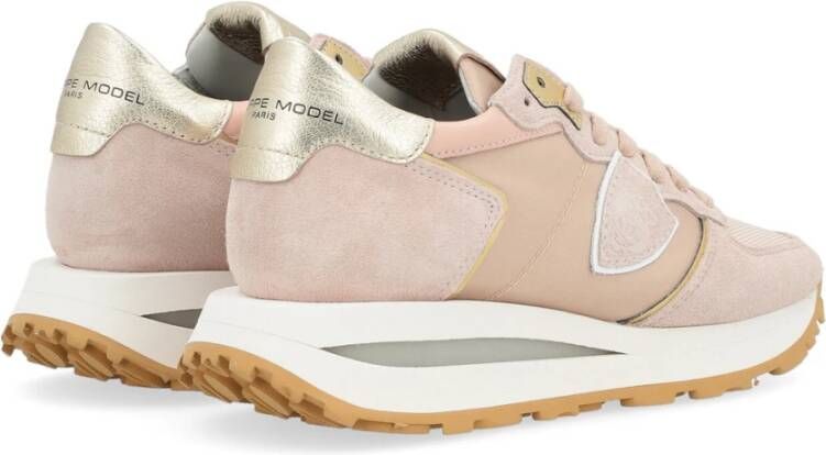 Philippe Model Hoge Top Sneaker in Roze Pink Dames