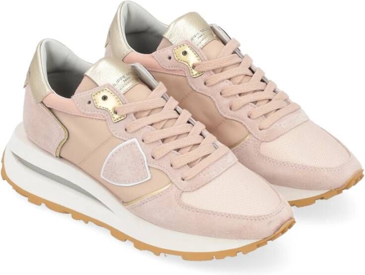 Philippe Model Hoge Top Sneaker in Roze Pink Dames