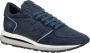 Philippe Model Blauwe Sneakers met Suède en Mesh Blue Heren - Thumbnail 11