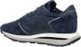 Philippe Model Blauwe Sneakers met Suède en Mesh Blue Heren - Thumbnail 12