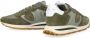 Philippe Model Hoge Tropez Sneakers in Khaki Suède en Nylon Green Heren - Thumbnail 6
