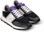 Philippe Model Italiaanse leren sneakers met geborduurd logo Multicolor Dames - Thumbnail 18
