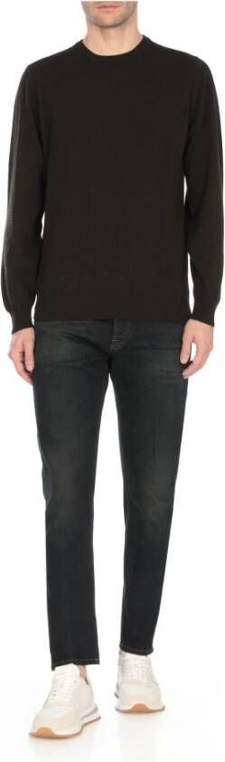 Philippe Model Ivoor Leren Sneakers met Contrasterende Details Beige Heren