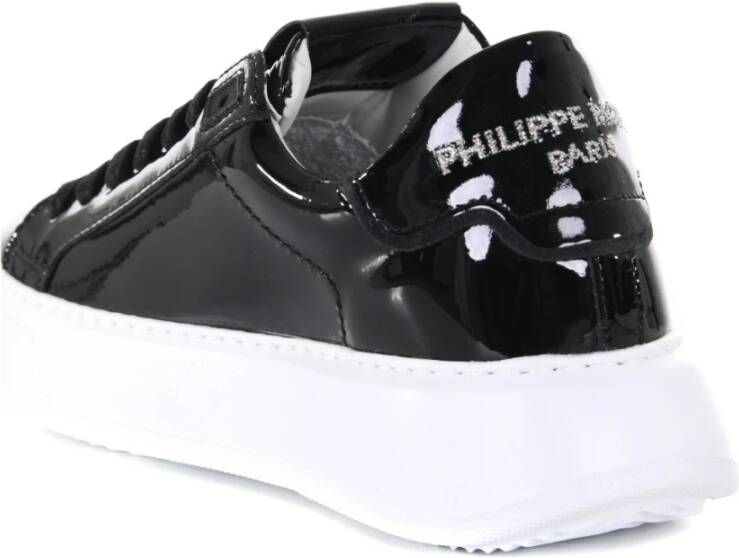 Philippe Model Klassieke Witte Sneaker Black Dames