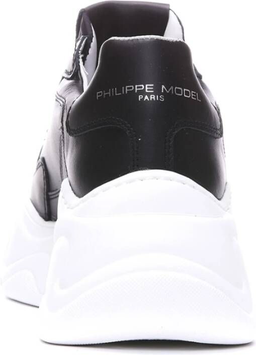 Philippe Model Klassieke Witte Sneaker Black Dames
