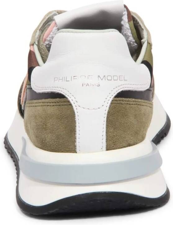 Philippe Model Lage Camo Military Rose Sneakers