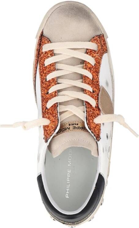 Philippe Model Lage Damesneakers in Zilver