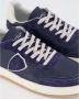 PHILIPPE MODEL Lage Sneakers Heren Nice Low Man Maat: 44 Materiaal: Suède Kleur: Blauw - Thumbnail 12