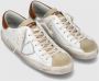 Philippe Model Vernieuwde Prsx Sneaker met Vintage Afwerking Beige Heren - Thumbnail 30