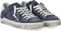 Philippe Model Sneakers met Used-Look van suède Blue Heren - Thumbnail 3