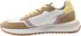 Philippe Model Lage Sneakers in Wit Beige Multicolor Dames - Thumbnail 2