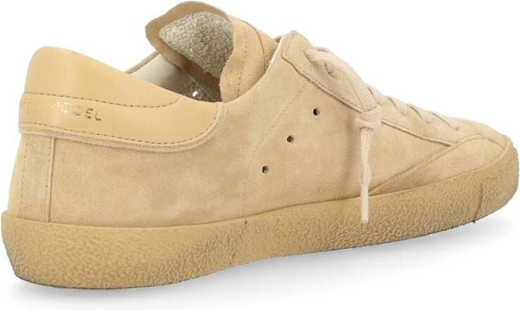 Philippe Model Lage Sneakers in Zwart Beige Heren