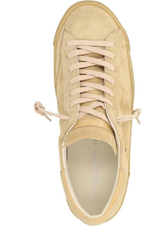 Philippe Model Lage Sneakers in Zwart Beige Heren