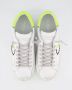 Philippe Model Vintage Distressed Lace-Up Sneakers White Heren - Thumbnail 14